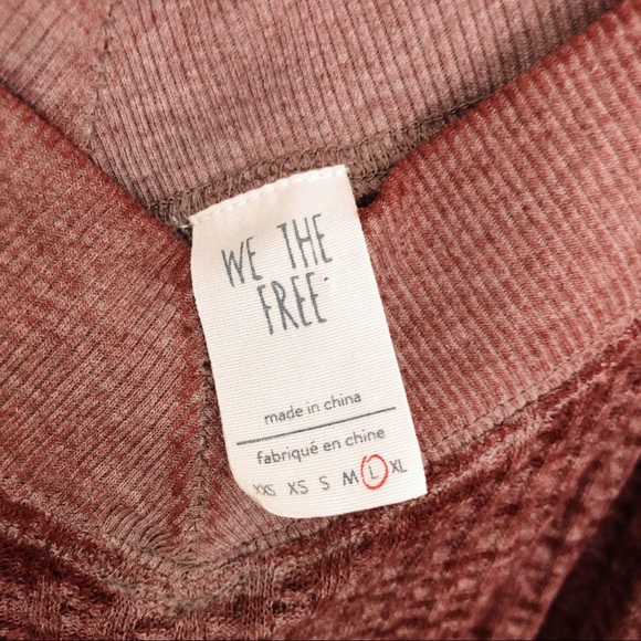 SOLD Free People South Side Thermal in Cinnamon - Picture 5 of 7